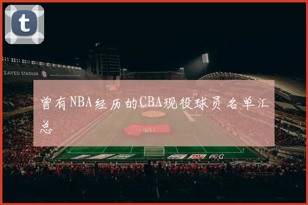 曾有NBA经历的CBA现役球员名单汇总